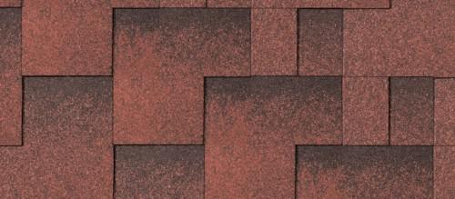 Гибкая черепица IKO Skyline Tile Red Ultra