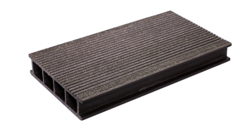 ТЕРРАСНАЯ ДОСКА DOS EXCLUSIVE ТЕМНЫЙ ШОКОЛАД, ТИСНЕНИЕ ПОД ВЕЛЬВЕТ