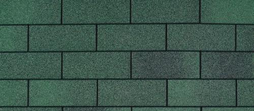 Гибкая черепица IKO Superglass 3TAB Forest Green