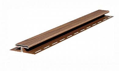 Соединительная планка для сайдинга Орех - 3.05