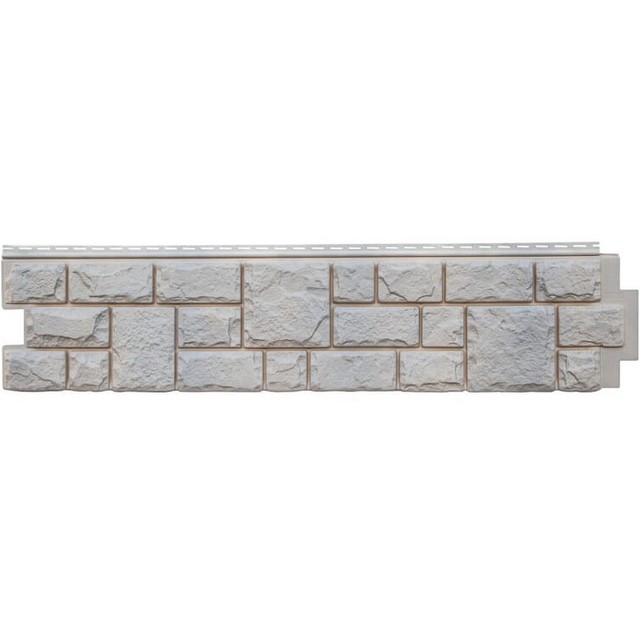 Сайдинг виниловый Я- фасад (Grand Line) Екатерининский камень Железо 1322*294мм