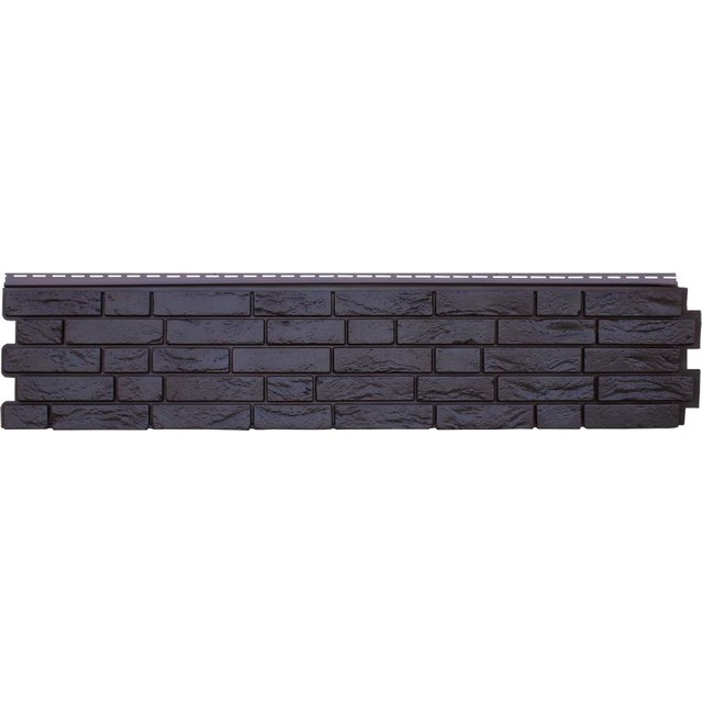 Сайдинг виниловый Я- фасад (Grand Line) Демидовский кирпич Уголь 1475*306мм