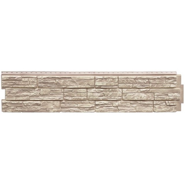 Сайдинг виниловый Я- фасад (Grand Line) Скала Жемчуг 1476*312мм