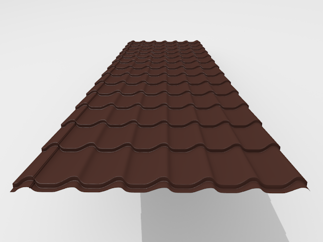 Металлочерепица Интерпрофиль PE Премиум