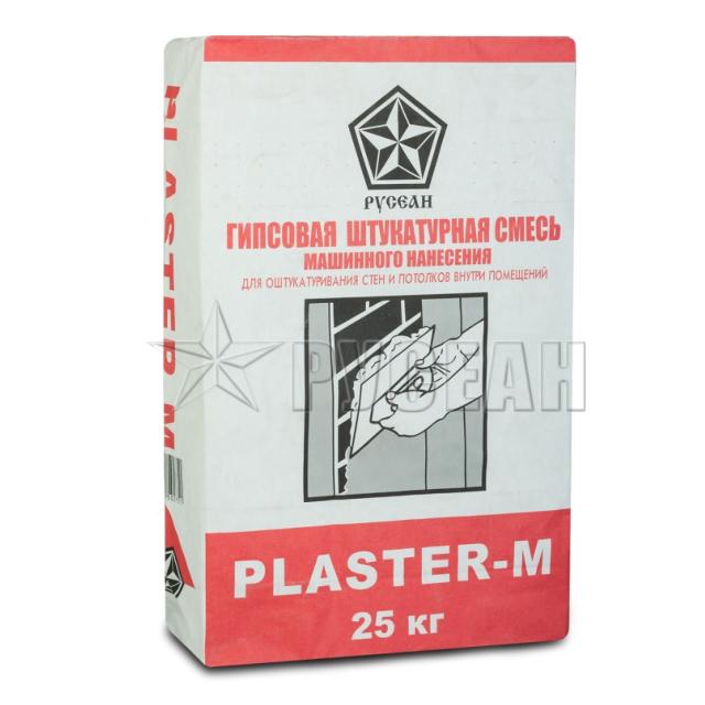 Штукатурка гипсовая Русеан Termoplast - M белый 25кг
