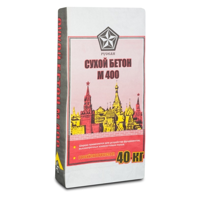 Пескобетон Русеан сухой бетон М400 40кг
