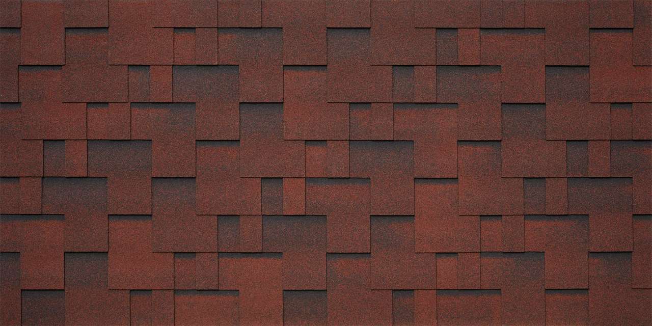 Гибкая черепица Tegola Business Lazio Amarone 410