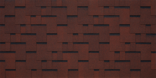 Картинка товара Гибкая черепица Tegola Comfort Sanremo Rosso 402