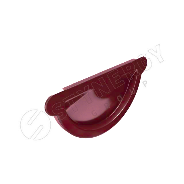 Заглушка Stynergy 125мм Полиэстер RAL 3005 (вишневый)