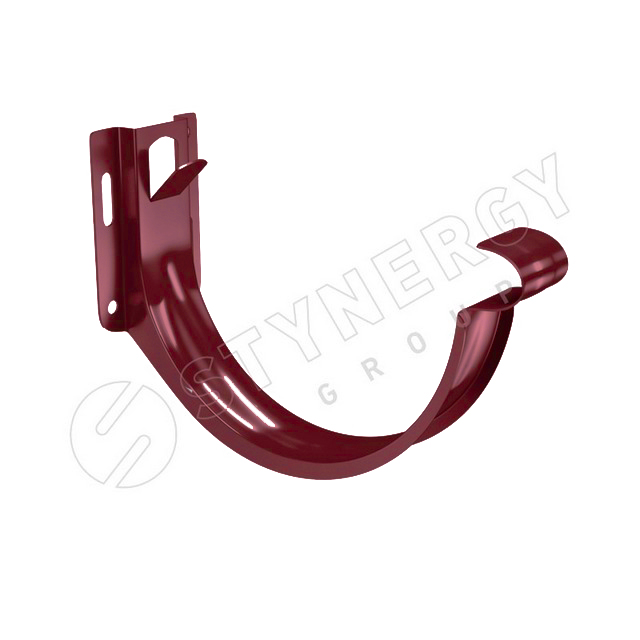 Держатель желоба/ кронштейн карнизный Stynergy 125мм Полиэстер RAL 3005 (вишневый)