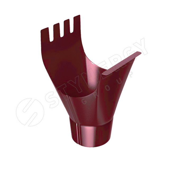 Воронка желоба Stynergy 125мм Полиэстер RAL 3005 (вишневый)