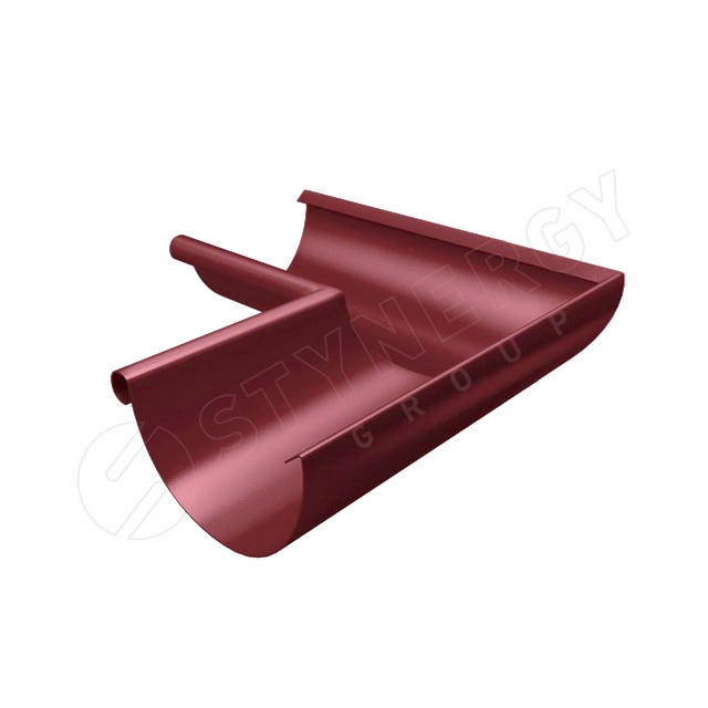 Угол 90 гр. внутренний Stynergy 125мм Полиэстер RAL 3005 (вишневый)