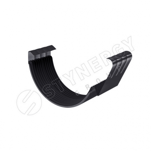 Соединитель желоба Stynergy 125мм Полиэстер RAL 7024 (серый)