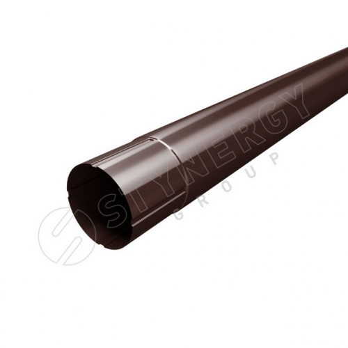 Труба 1м Stynergy 90мм Полиэстер RAL 8017 (коричневый)