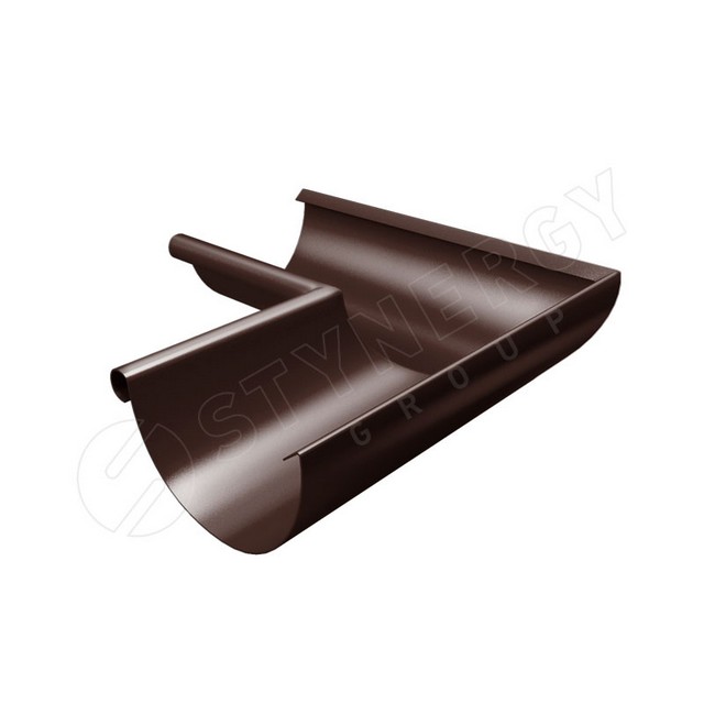 Угол 90 гр. внутренний Stynergy 125мм Полиэстер RAL 8017 (коричневый)