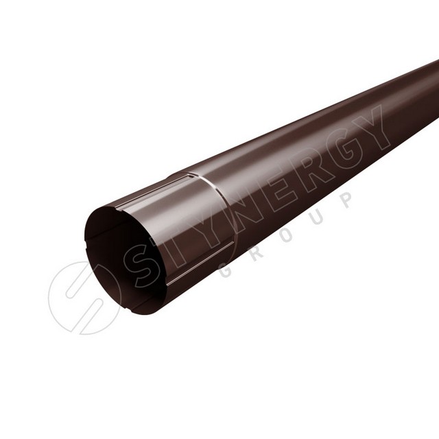 Труба 3м Stynergy 90мм Полиэстер RAL 8017 (коричневый)