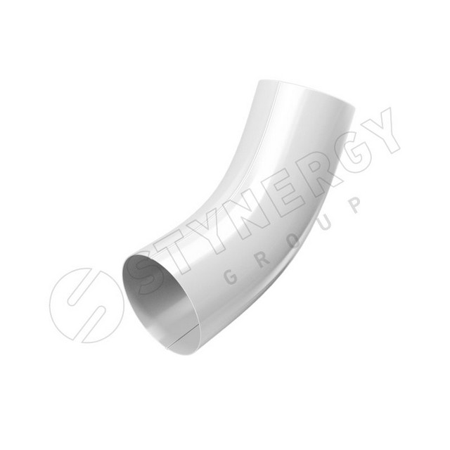 Колено трубы Stynergy 90мм Полиэстер RAL 9003 (белый)