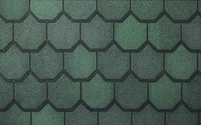 Четырехслойная гибкая черепица CertainTeed Carriage House Shangle sherwood forest