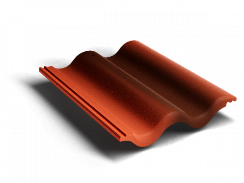 Цементно-песчаная черепица рядовая, Kriastak, Antik кирпично-красный