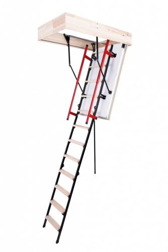 СКЛАДНЫЕ ЧЕРДАЧНЫЕ ЛЕСТНИЦЫ POLAR PLUS С ЛЮКОМ