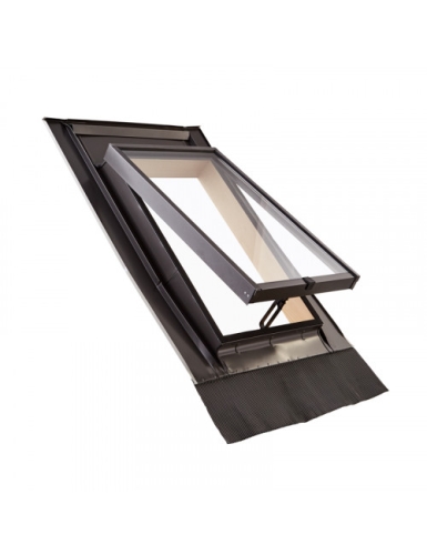 Люк кровельный WDL R27 H AL SDS дерево ROTO