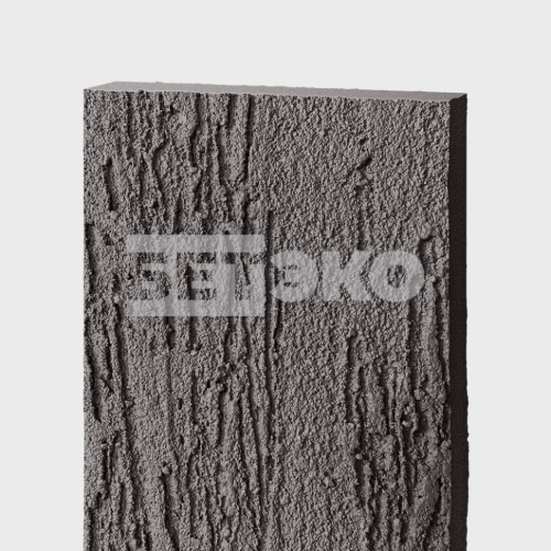 Фиброцементный сайдинг БЕТЭКО Короед Серо-бежевый 8019