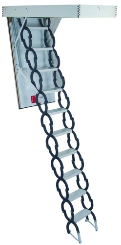 Металлическая ножничная лестница MINKA Elegance